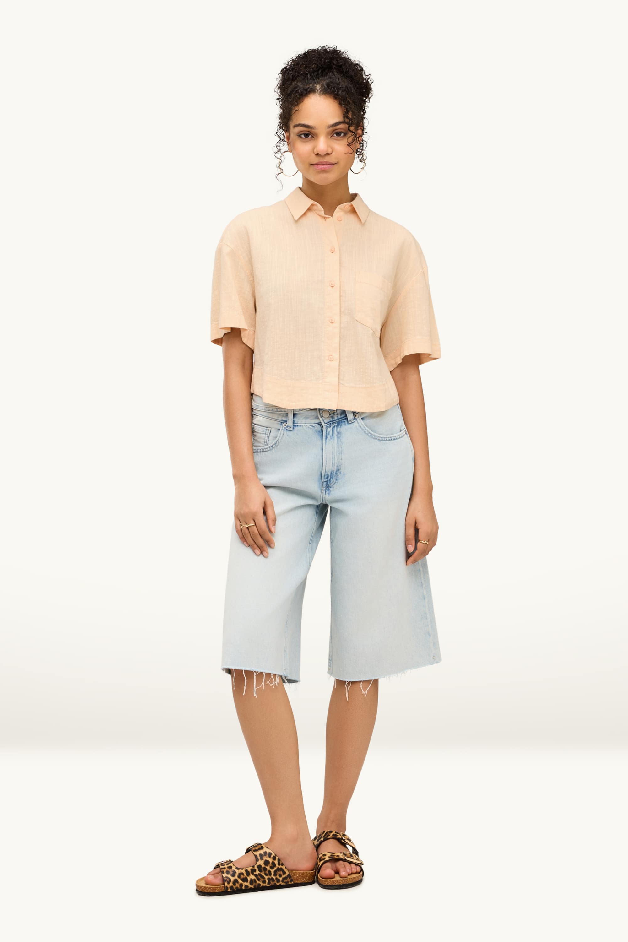 Shirt blouse yellow