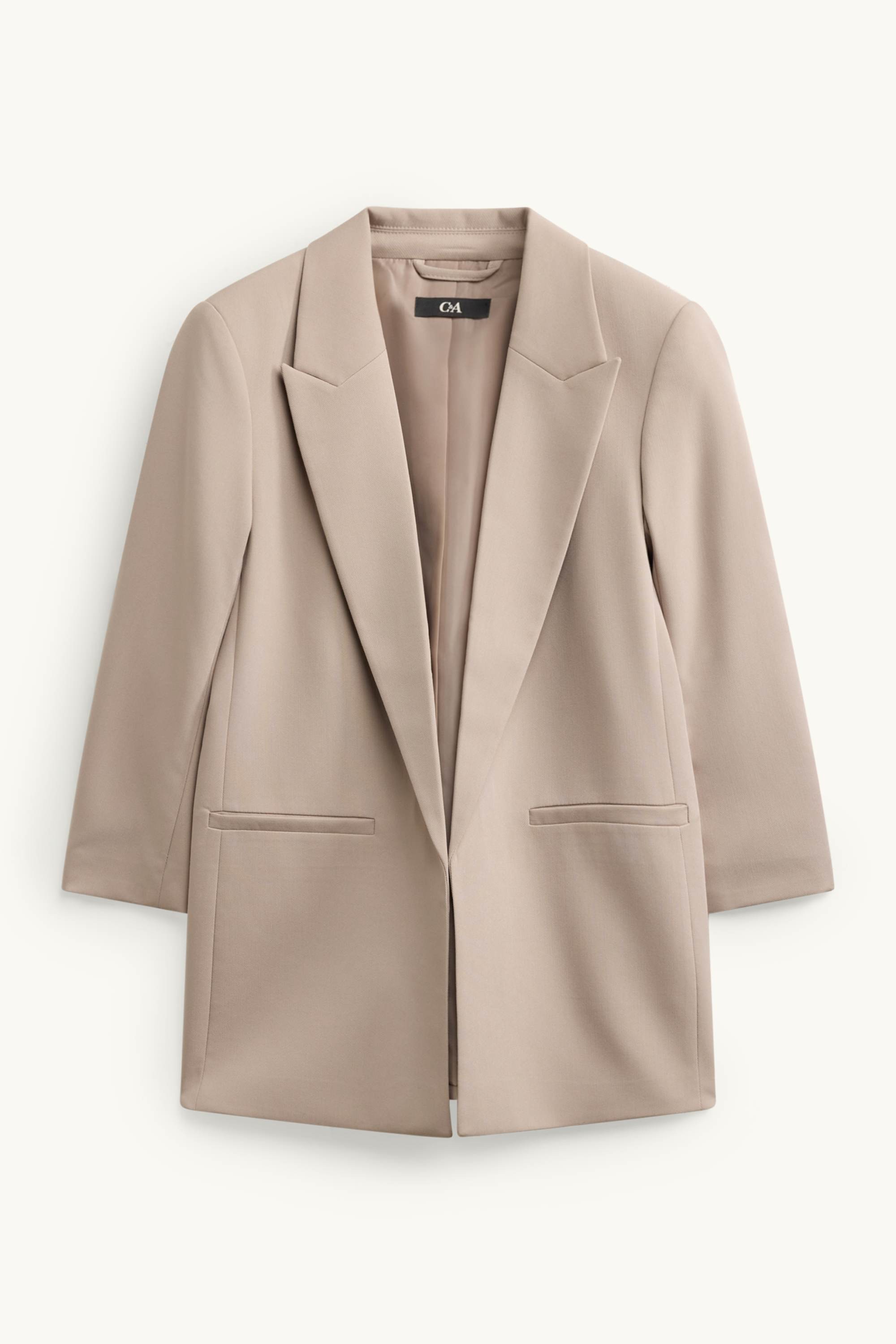 Business blazer - regular fit beige (3)
