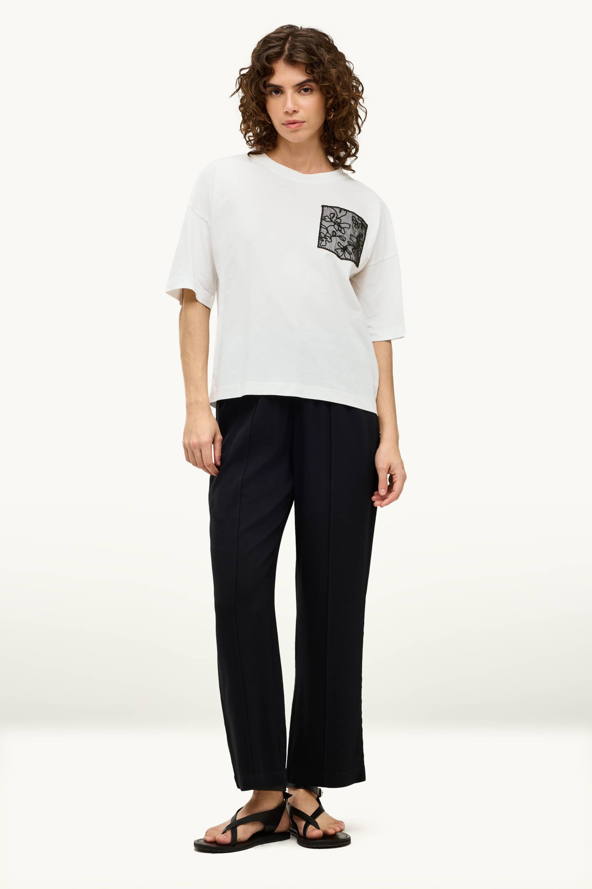 T-shirt - relaxed fit white