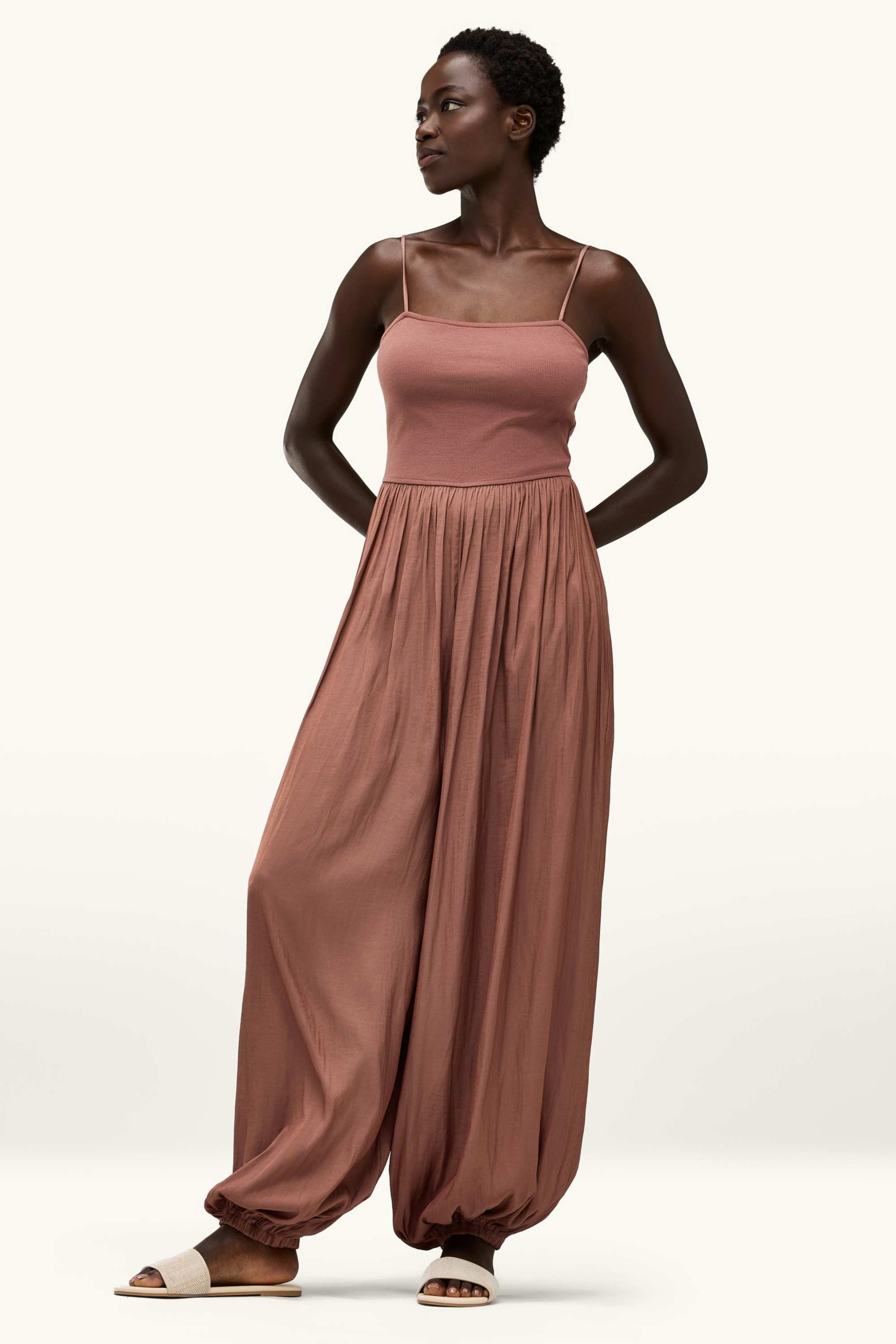 Jumpsuit brown