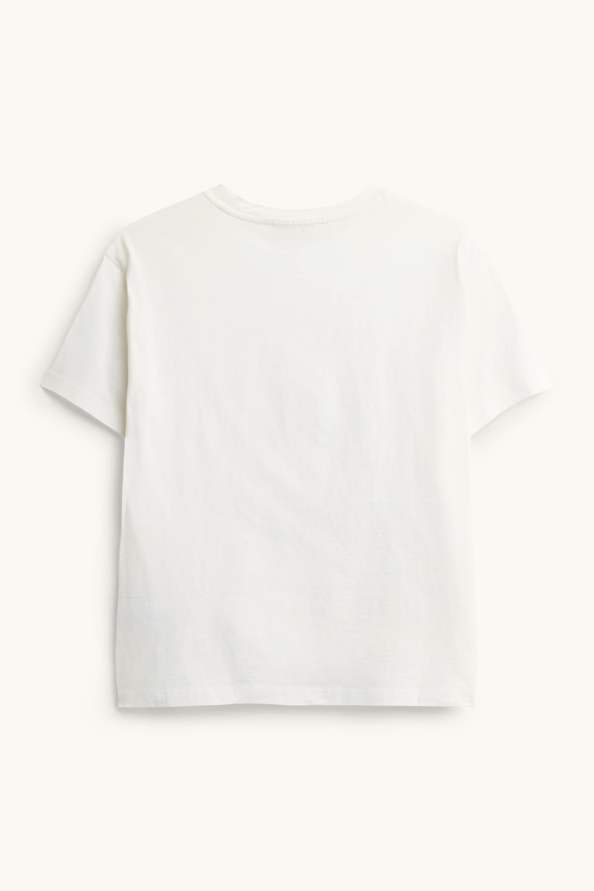 Cat - short sleeve T-shirt - shiny white