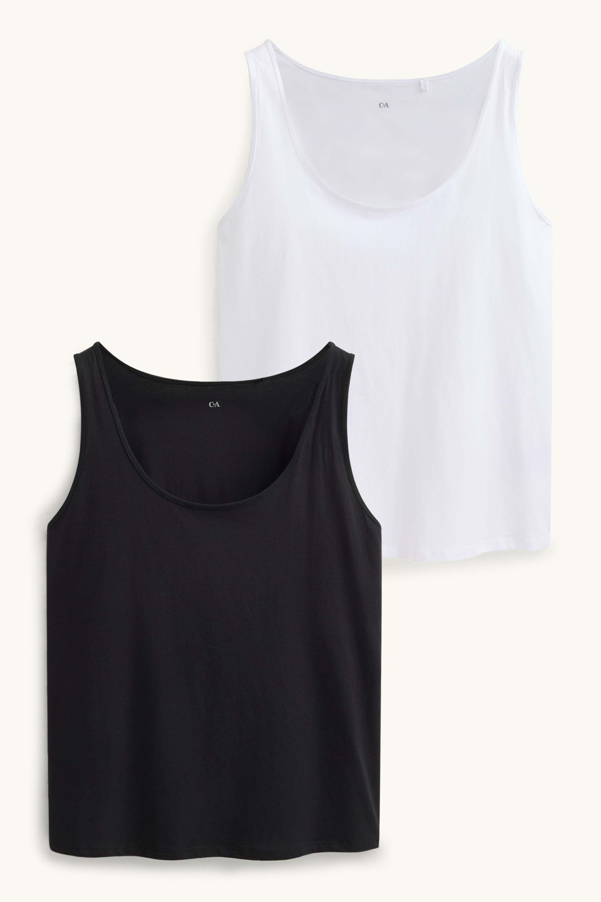 Multipack of 2 - top white