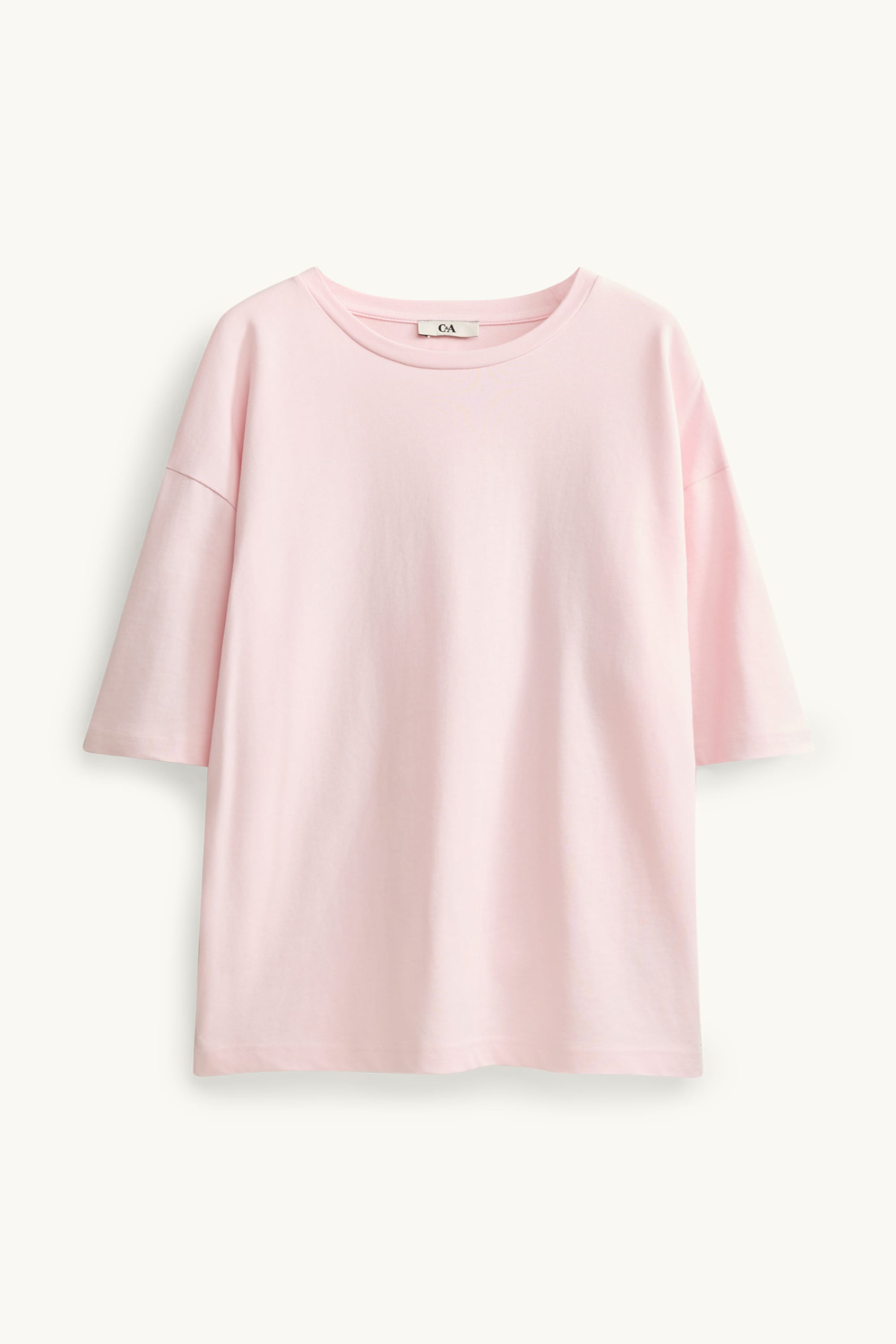 T-shirt - oversized pale pink