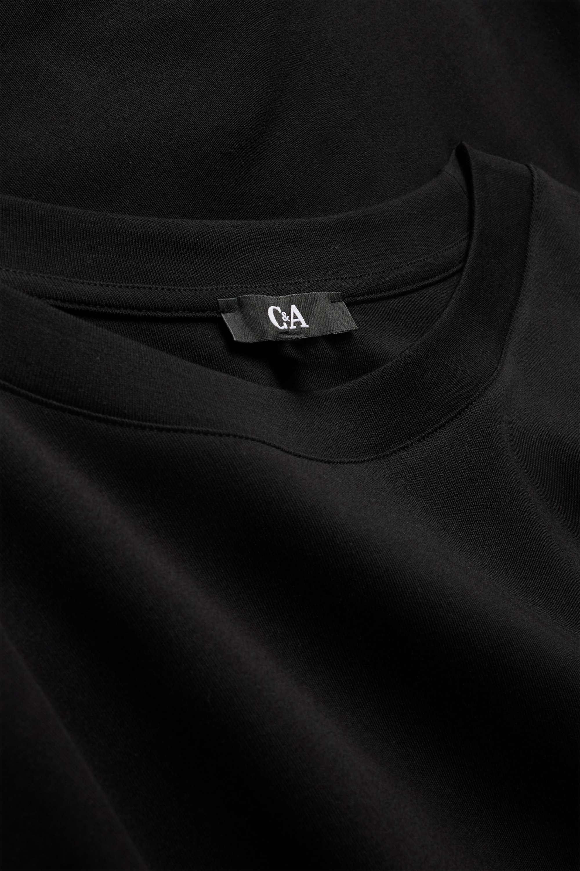 T-shirt dress black