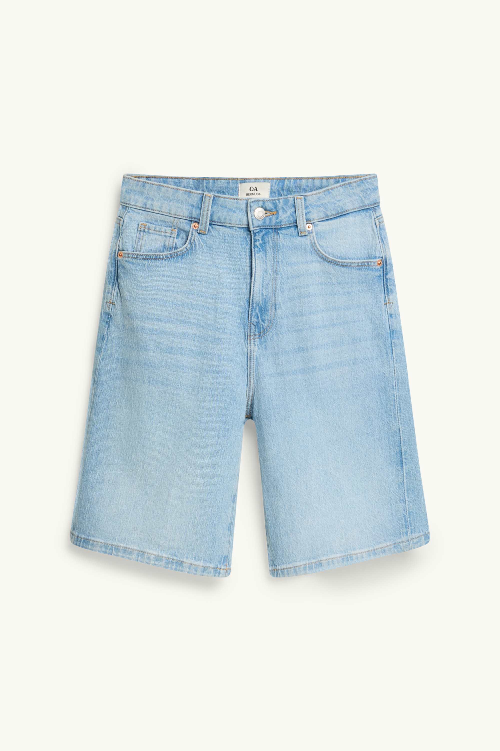 Jorts - high waist denim-light blue