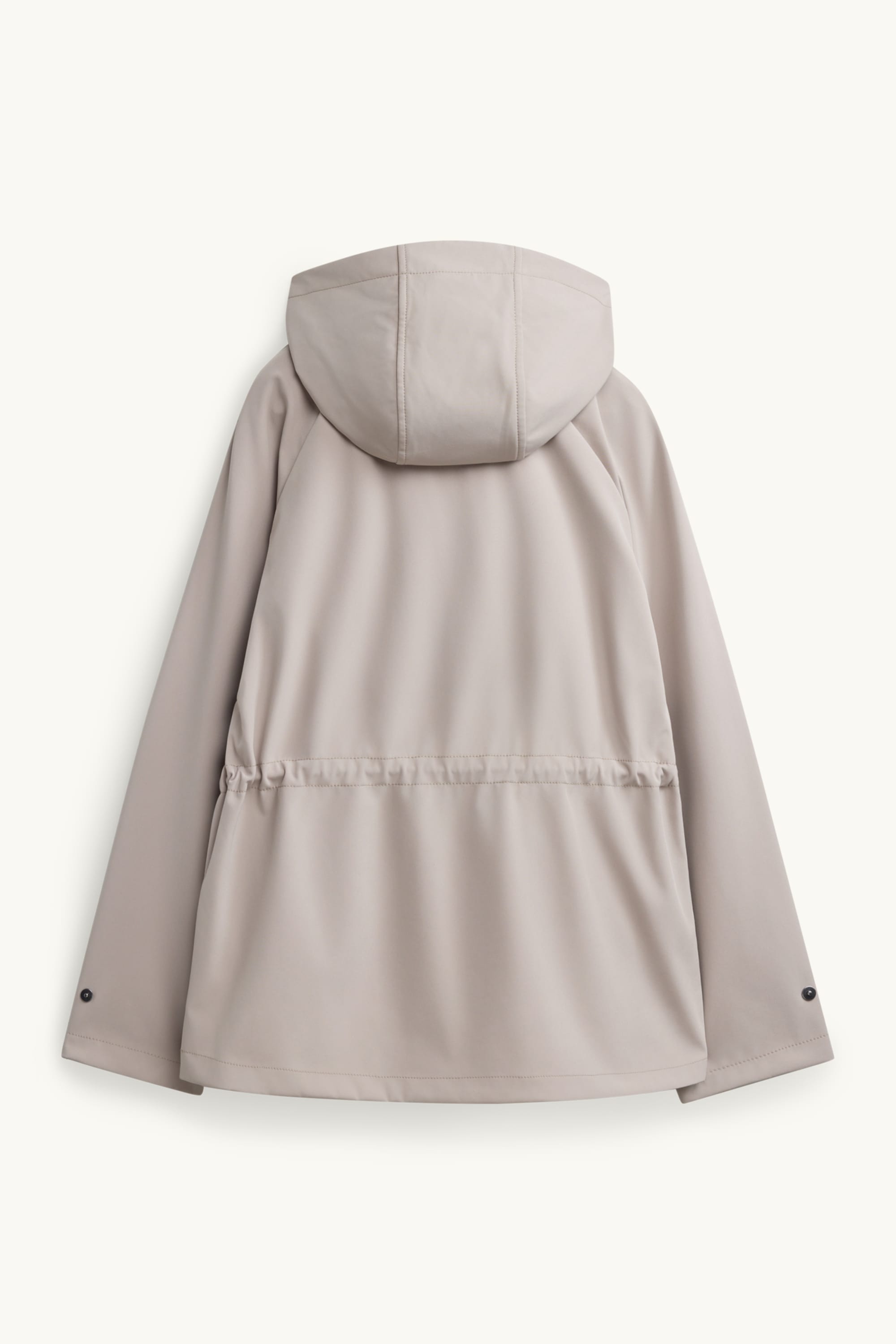 Softshell jacket with hood - water-repellent - 4 Way Stretch beige
