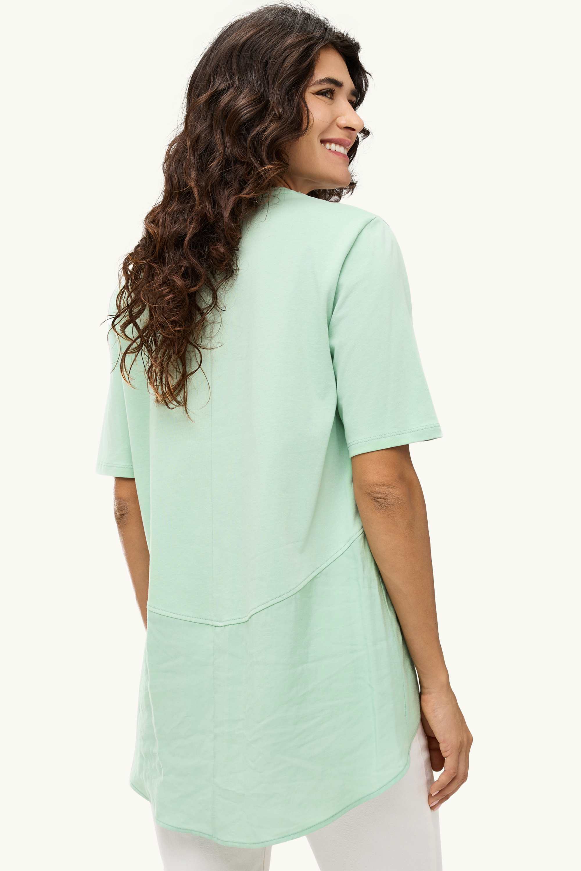 T-shirt - relaxed fit turquoise