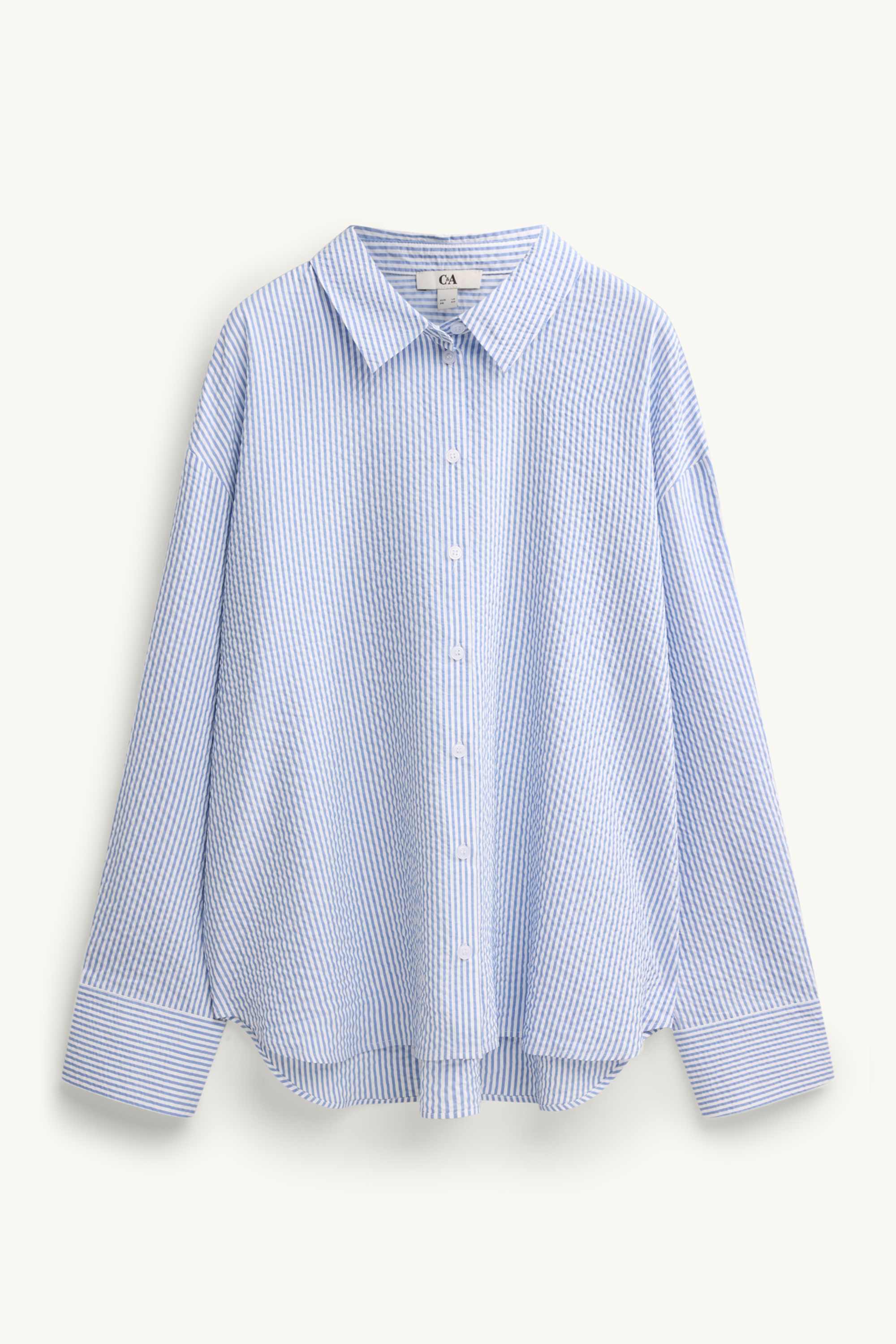 Shirt blouse - striped blue / white