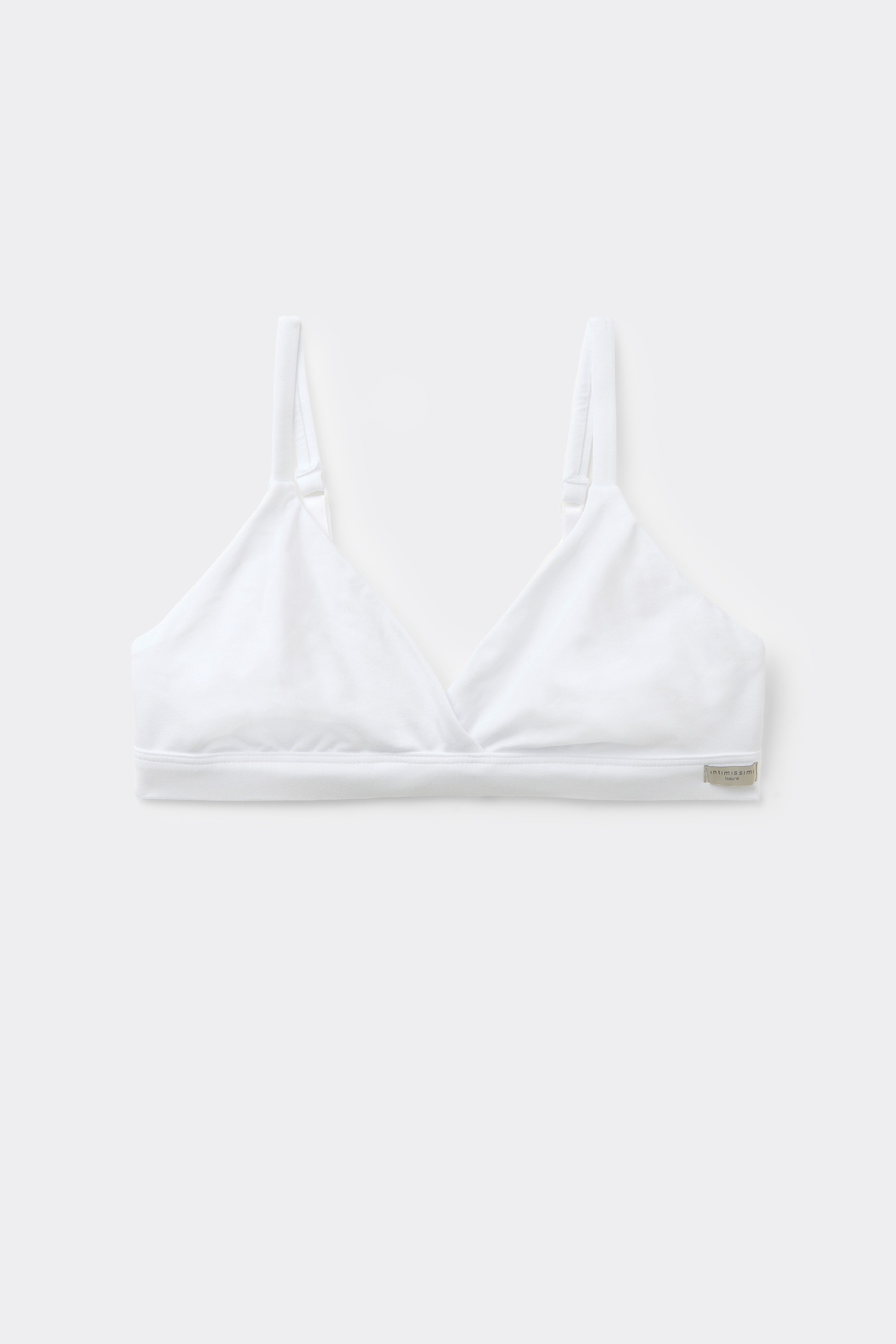 Emma Triangle Bra in Natural Cotton
