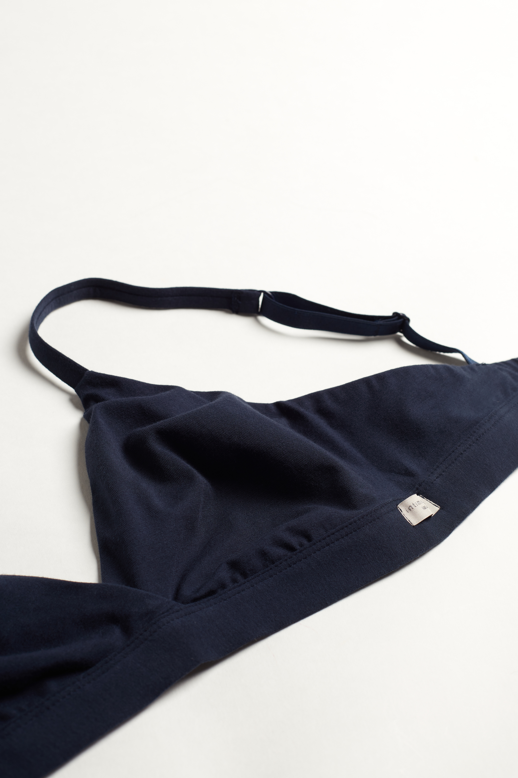 Emma Triangle Bra in Natural Cotton