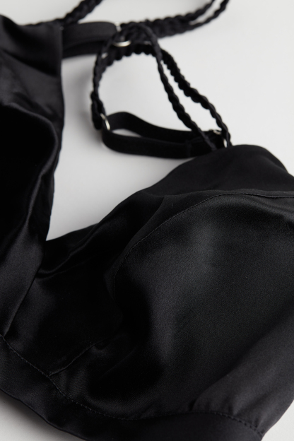 Emma Refined Everyday Bralette Triangle Bra in Silk