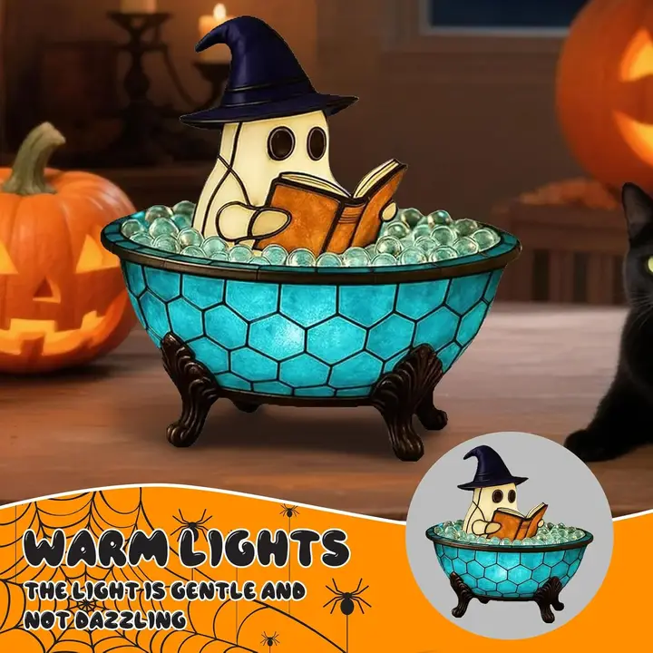 Big Sale！！🔥 Buy More Save More 🔥 Halloween Ghost/Witch Lamp for House Decoration