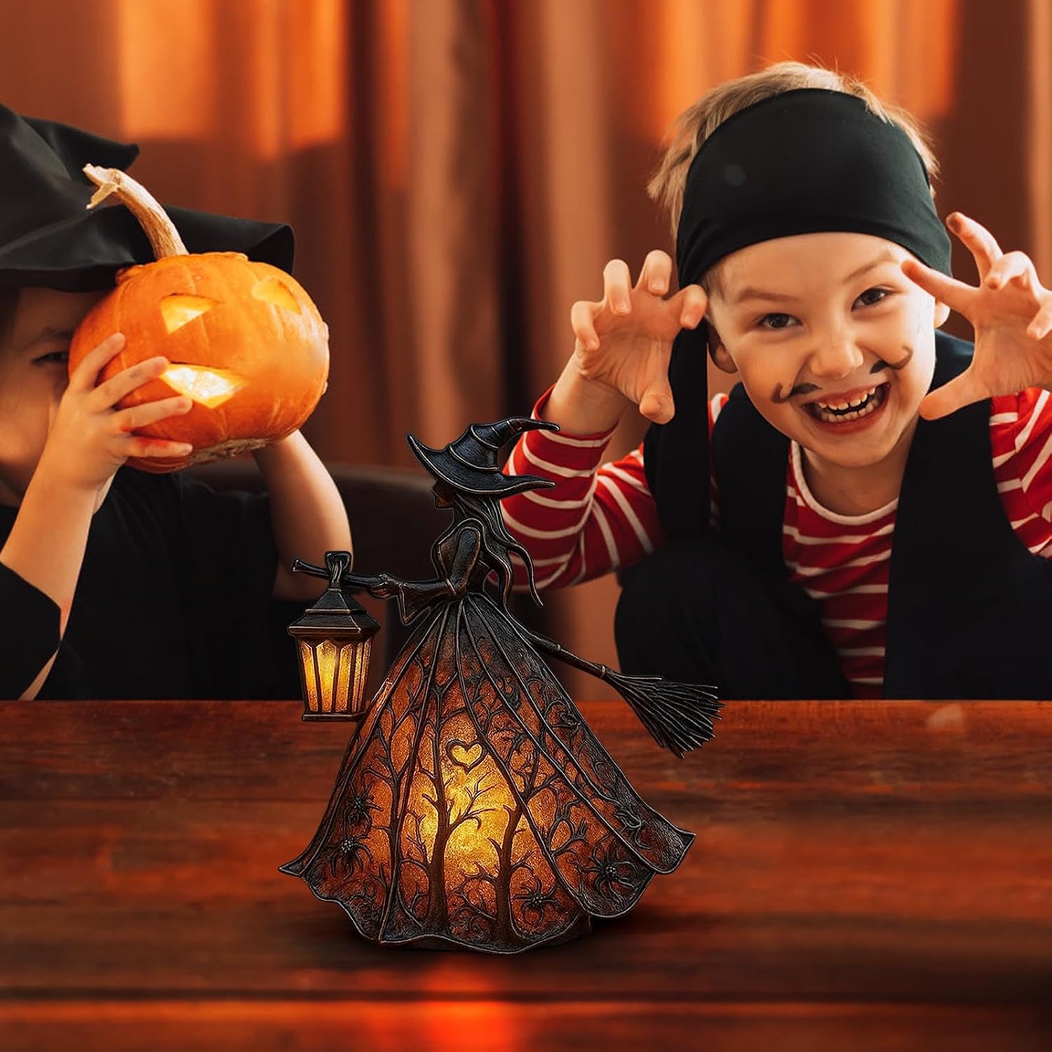 Big Sale！！🔥 Buy More Save More 🔥 Halloween Ghost/Witch Lamp for House Decoration