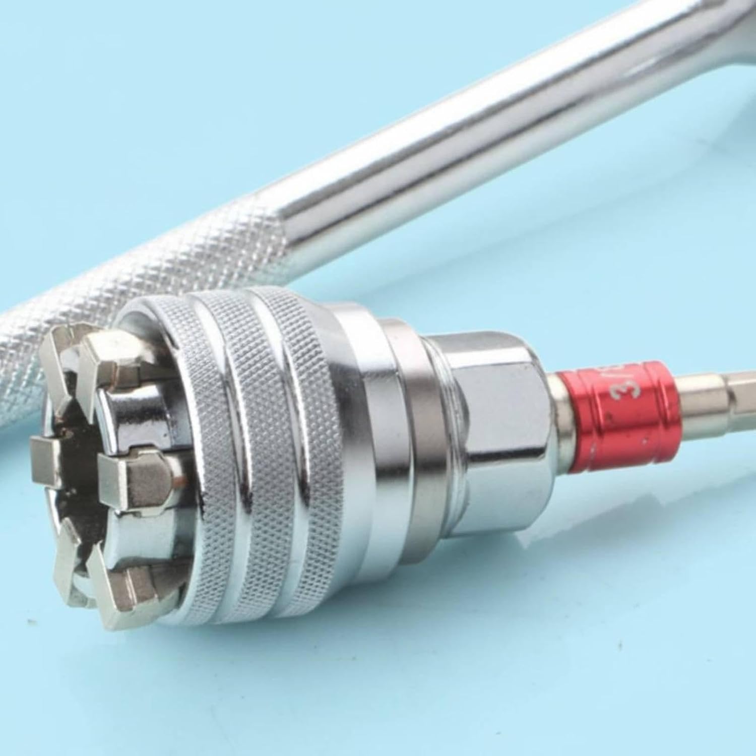Adjustable Socket 3/8'' To 3/4'' Universal Sleeve 10-19mm Magic Socket Electric Drill Wrench Converter Power Hand Repair Tool