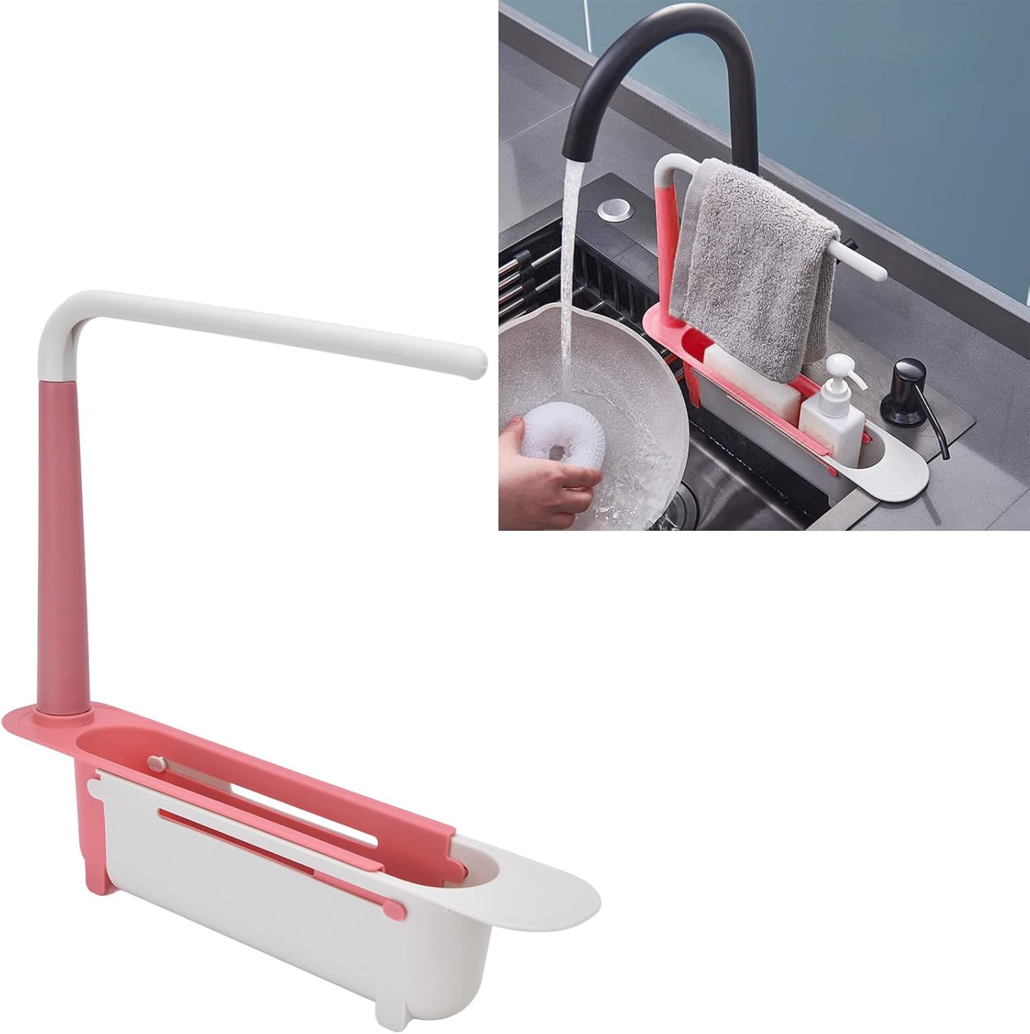 Adjustable Sink Rack Holder
