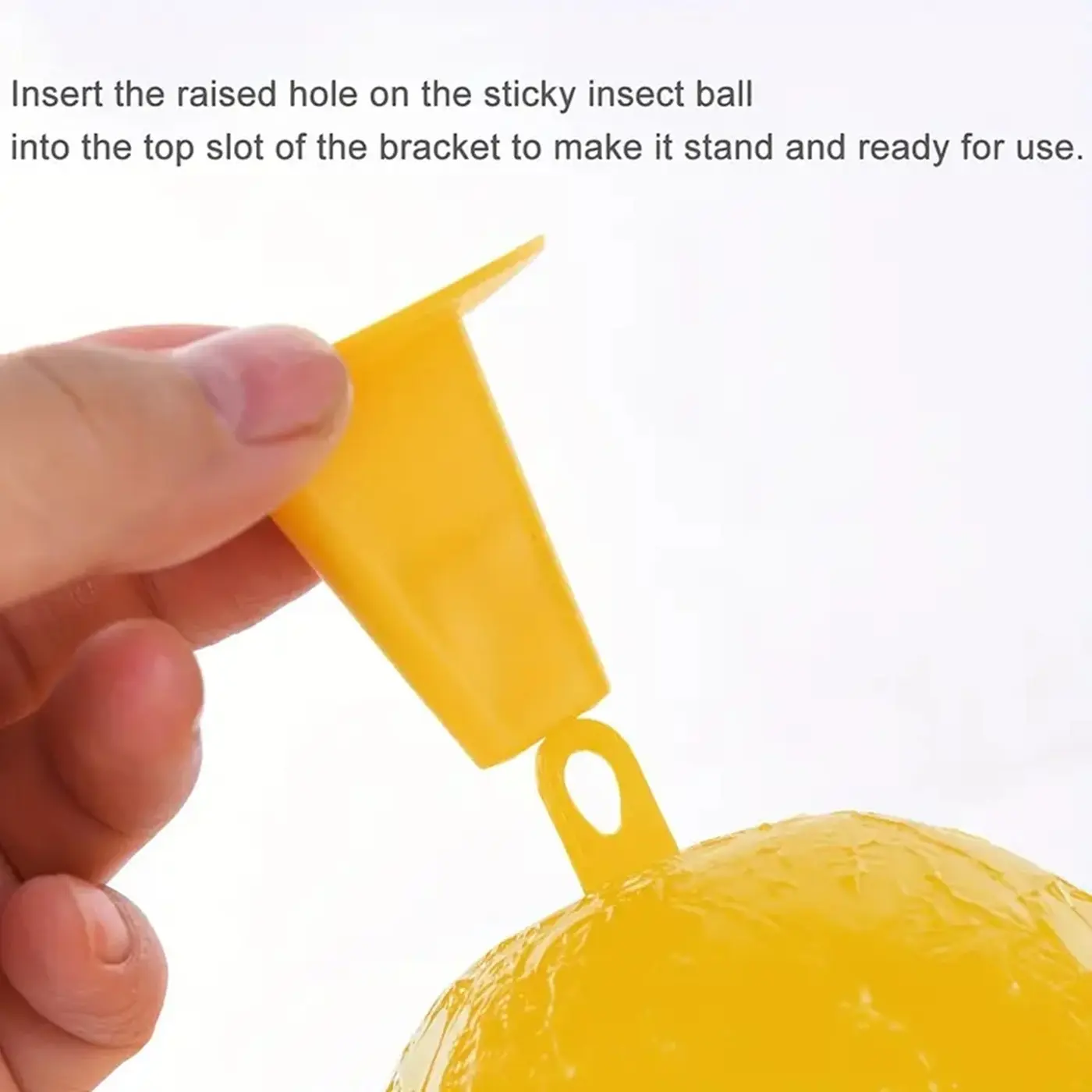 Fruit Fly Balls Fly Ball Trap, Sticky Insect Ball, Citrus Mosquito Ball Trap, Fruit Fly Traps, Fly Traps Indoor, 8.2cm Diameter, Heat-Resistant