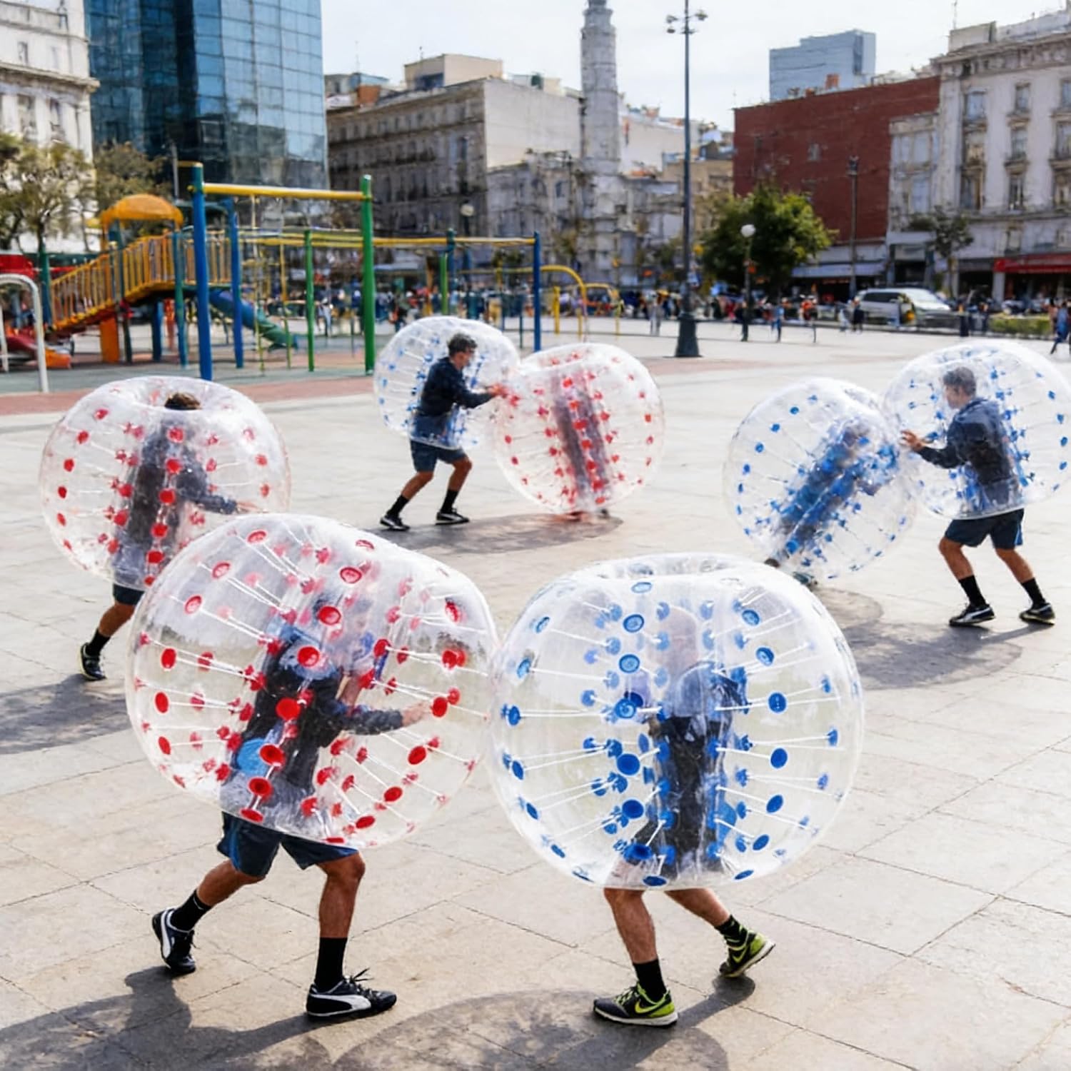 Inflatable Bumper ONE Ball for Adult Kids Bubble Soccer Balls Blow Up Toy Playground Balls Human Hamster Knocker Ball Outdoor Zorb Balls