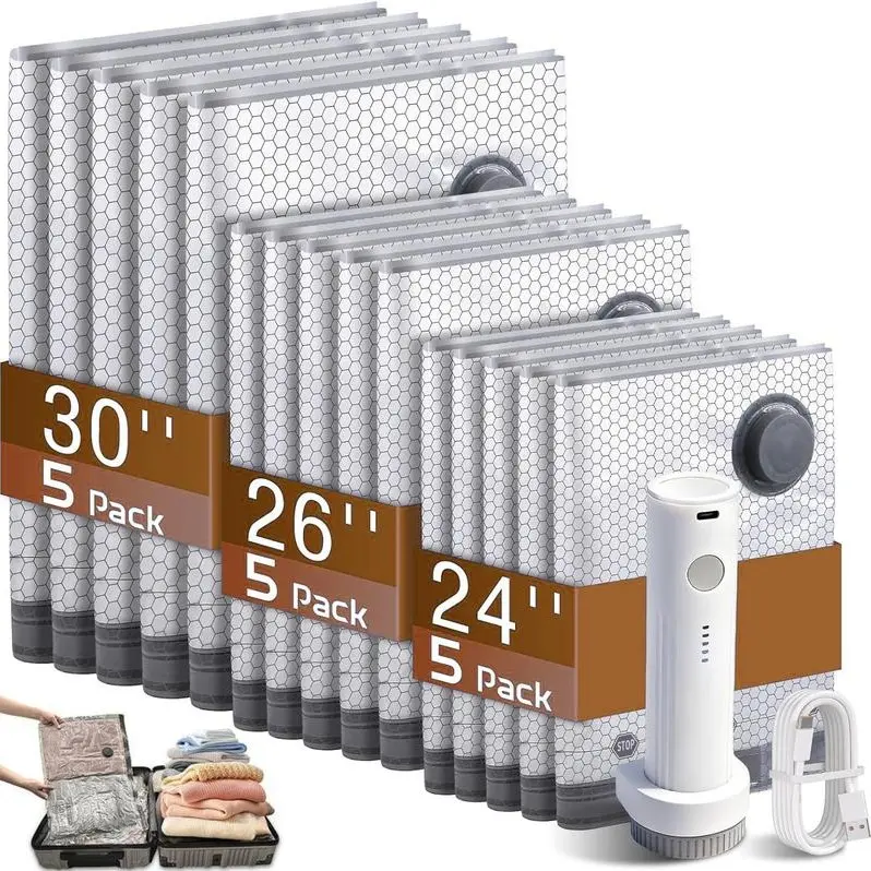Compact Luggage Space Saver Vacuum Storage Bag For Clothes