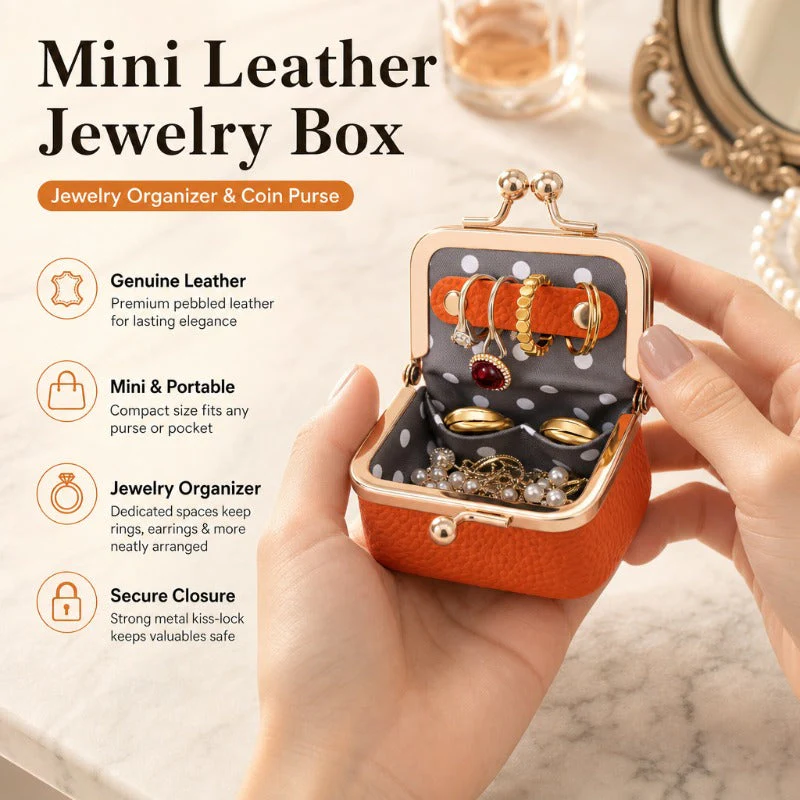 Mini Travel Jewelry Case