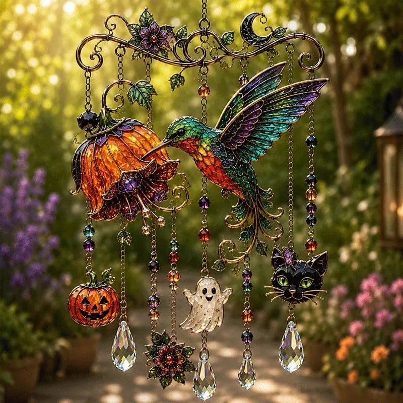 🎃Halloween-Themed Crystal Wind Chime