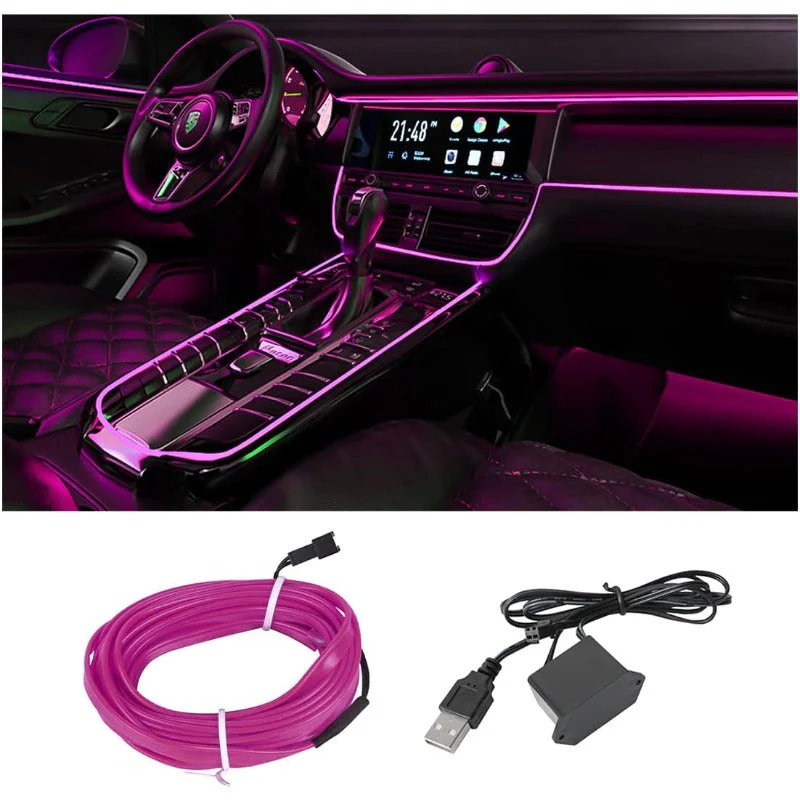 Flexible Auto Interior Glow Wire
