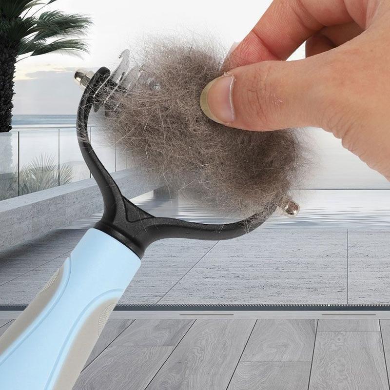 Professional Pet Deshedding Brush Dog Cat Grooming Tool Hair Fur Remover Undercoat Knot Cutter Comb Fur Removal Tool for Puppy Shedding Supplies