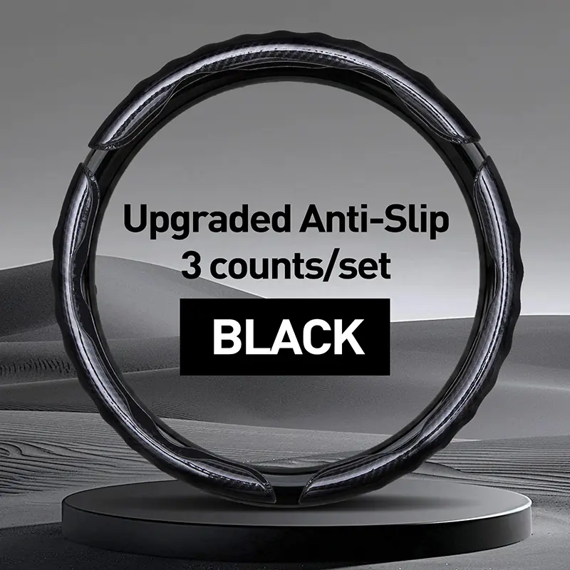 Car Steering Wheel Cover, Non slip Design Steering Wheel Protector, Universal Car Steering Wheel Cover for 15 Inch, Decor Gadgets, Car Accessories, Men Gifts, Car Essentials, Vehicle, for Racing anti slip sport all season use