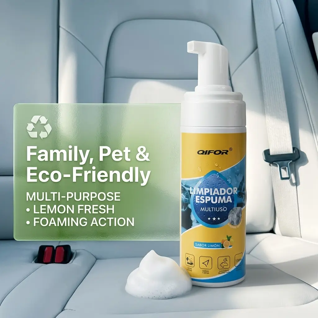 4-in-1 Multi-Enzyme Foam Spray Cleaner - Heavy Duty Deep Cleaning House & Car Detailing Products, Stain Removal for Car Interior & Sofa,outdoorfun Car Detailer
