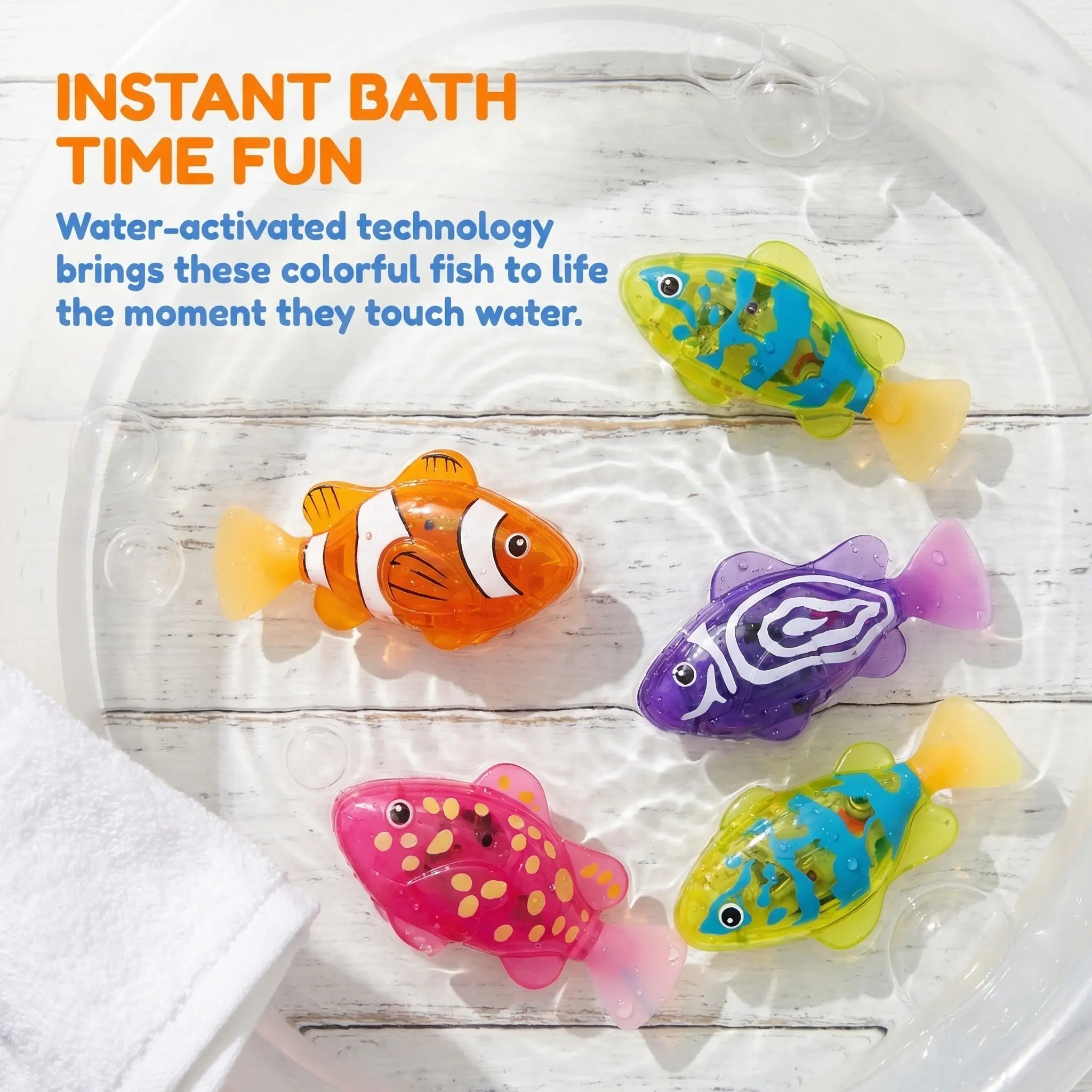 4pcs/set Electronic Fish Bath Toy For Game For Party