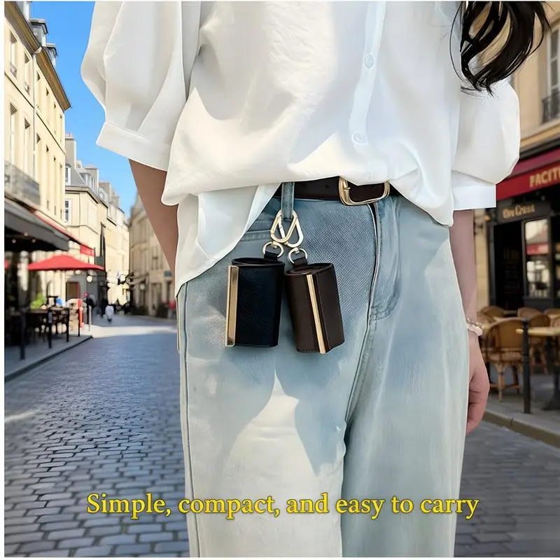 Ins Style Backpack with Keychain Storage, Large Capacity Eco-Friendly Shopping Bag, Hanging Accessory Organizer Bag for Daily Use, Travel and Gym
