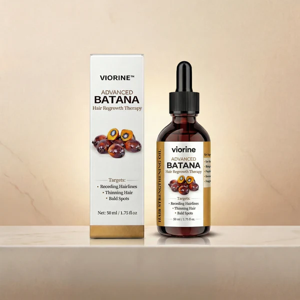Vital Strands Batana Oil for Hair Growth – 100% Pure & Organic Batana Oil from Honduras – Cold Pressed Raw Scalp & Hair Treatment for Men & Women – 50ml
