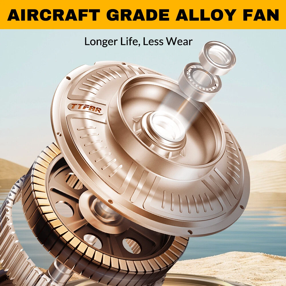 130000RPM Turbo Blower Jet Fan Violent Turbofan Brushless Motor USB Rechargeable