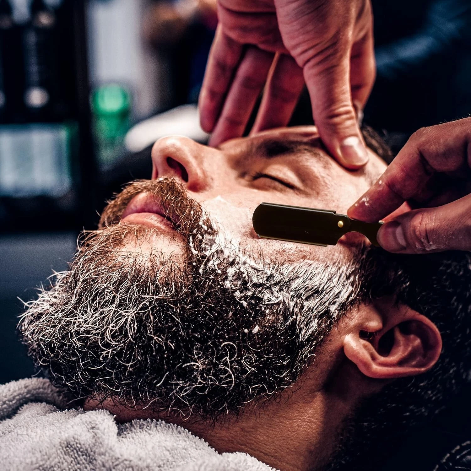 Utopia Care Professional Barber Straight Edge Razor Ergonomic Balanced Grooming Razor 100 PRO