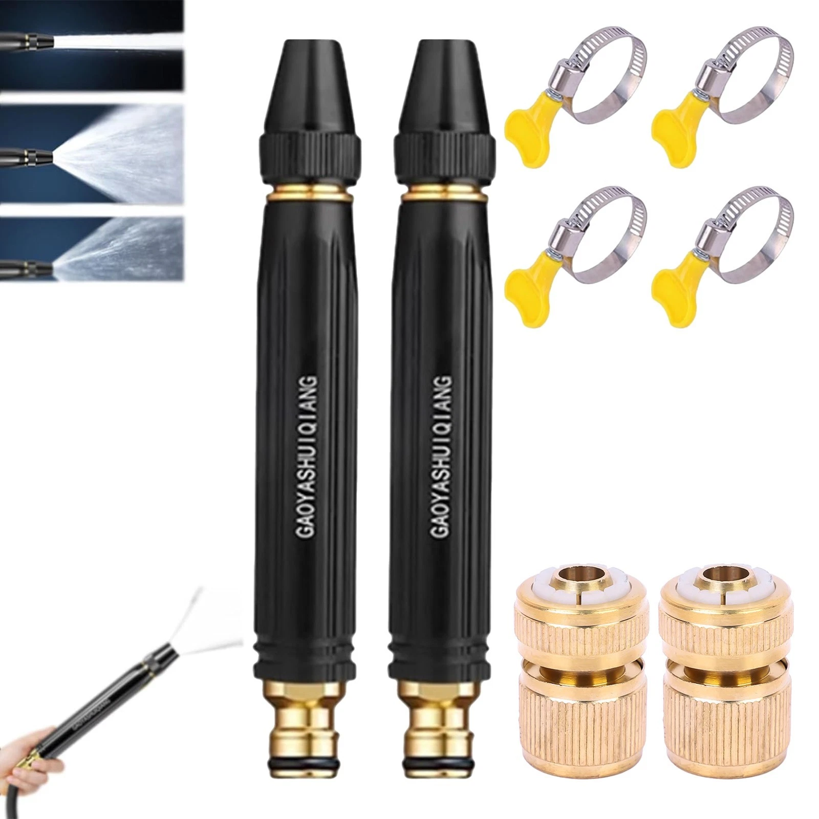 Larnto High Pressure Hose Nozzle Water Gun for Car Wash Garden Pressure Booster