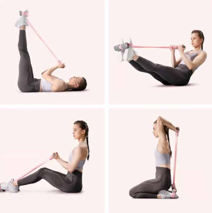 NEW ARRIVING Multifunction Pedal Resistance Band🏋️ Pedal Resistance Band Multifunction Tension Rope Elastic Yoga Pedal Puller Body Stretching Trainer Home Gym Workout Equipment