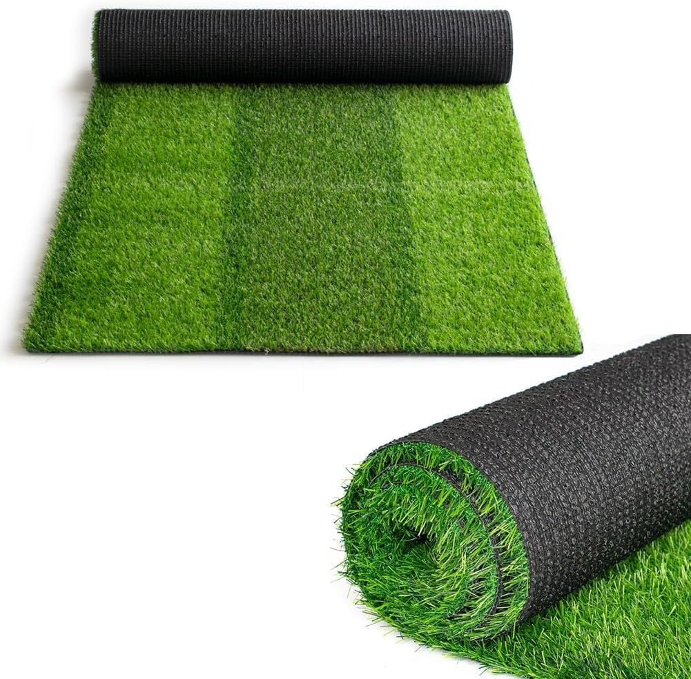 Prato Sintetico 25 x 1 m, Erba Artificiale di Alta Qualità, Aspetto Naturale, Resistente ai Raggi UV, Sistema Drenante, per Giardini, Terrazzi e Balconi