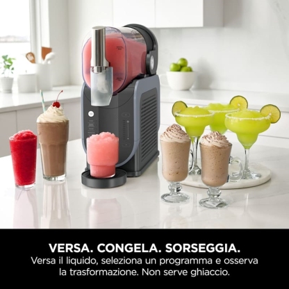 Macchina per Granite 2,5 L, Granite, Frappè e Frullati Pronti in 30 Minuti
