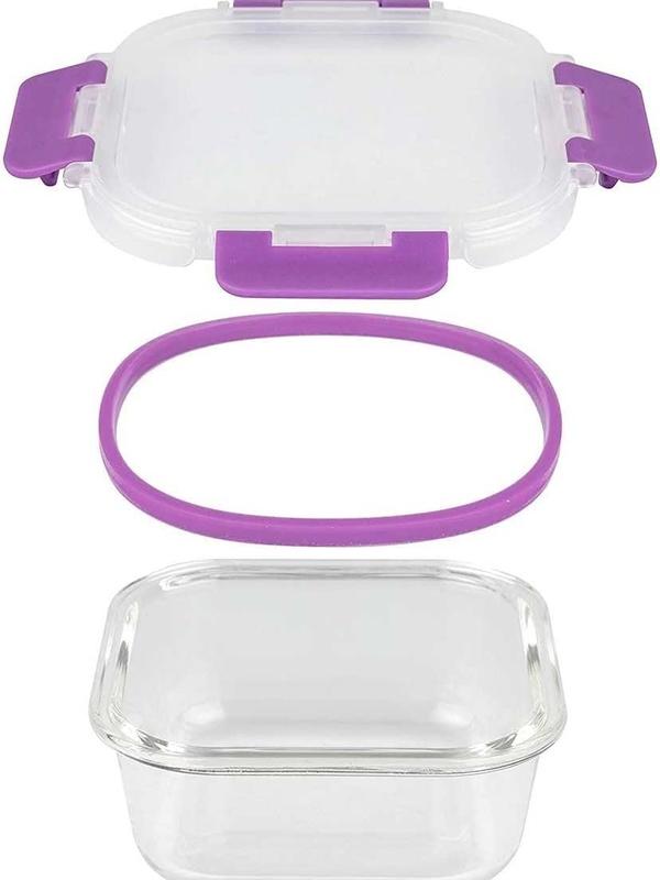Set de 24 Recipientes de Cristal para Alimentos | 12 Recipientes + 12 Tapas, Aptos para Lavavajillas