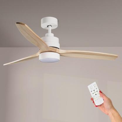 Ventilador de Techo LED | 6 Velocidades, Luz LED Regulable CCT, Mando a Distancia, Modo Verano/Invierno y Temporizador