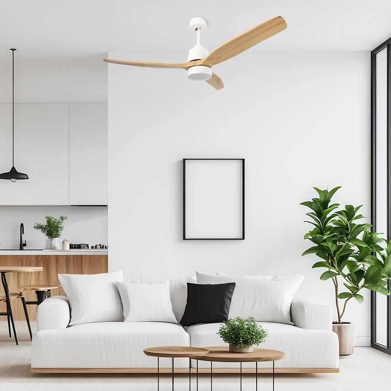 Ventilador de Techo LED | 6 Velocidades, Luz LED Regulable CCT, Mando a Distancia, Modo Verano/Invierno y Temporizador
