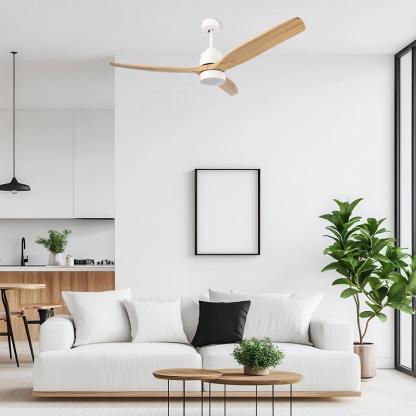 Ventilador de Techo LED | 6 Velocidades, Luz LED Regulable CCT, Mando a Distancia, Modo Verano/Invierno y Temporizador