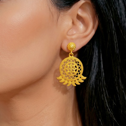 Gold-Tone Grand Blossom Jewelry Set, 4 Pcs