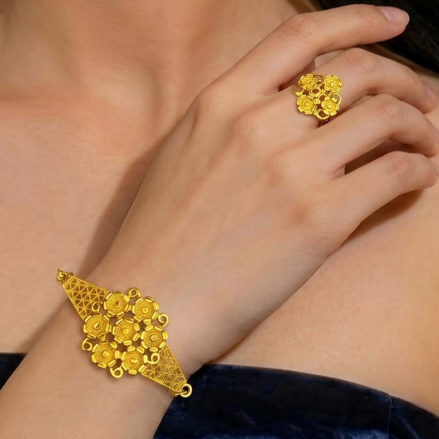 Gold-Tone Everyday Elegance Jewelry Set, 4 Pcs