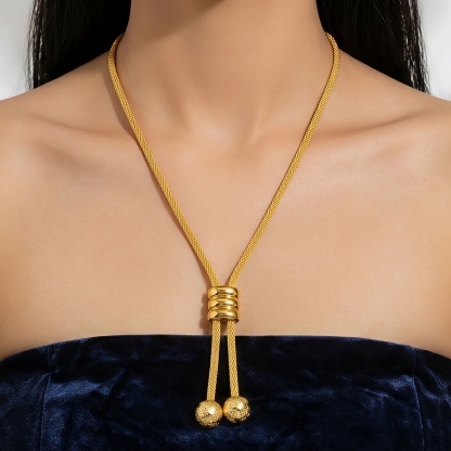 Gold-Tone Geometric Square Jewelry Set, 3 Pcs