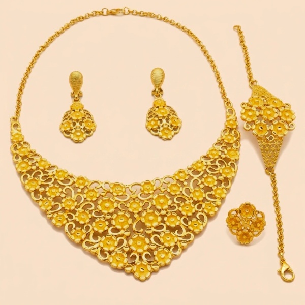 Gold-Tone Everyday Elegance Jewelry Set, 4 Pcs