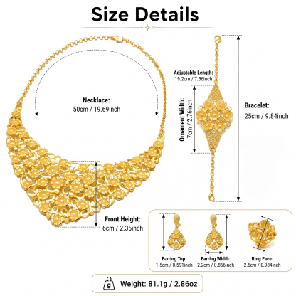 Gold-Tone Everyday Elegance Jewelry Set, 4 Pcs