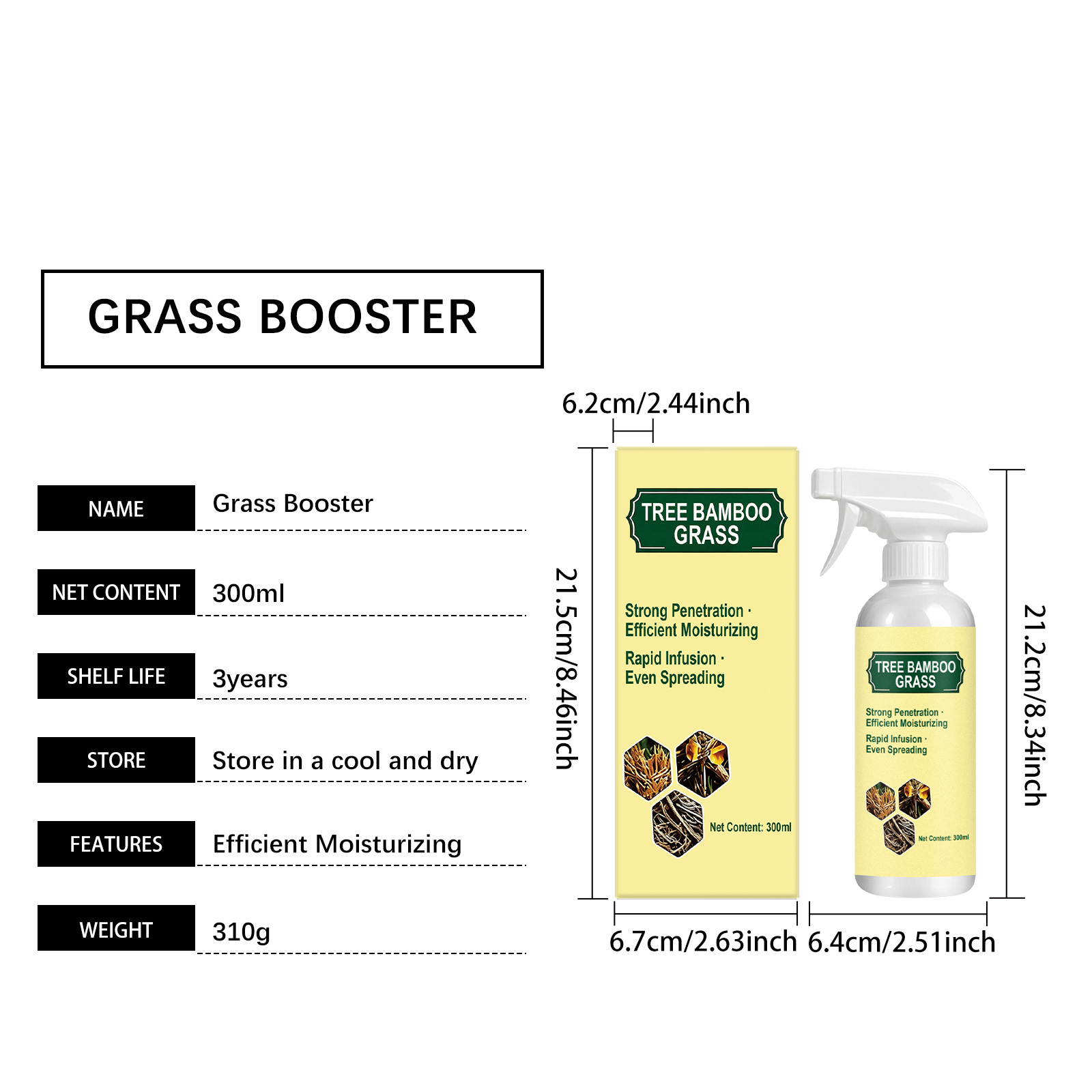 Tree, Bamboo & Grass Spray Adjuvant – Wetting and Spreading Agent for Plant Treatments