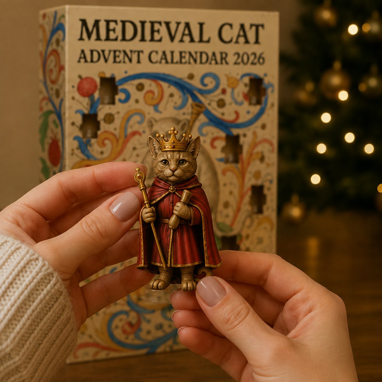 🔥Limited Edition, Only 100 Sets Left! - ✨Medieval Cat Advent Calendar 2026