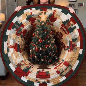 🎄 See how one flat mat creates a remarkable sense of depth!