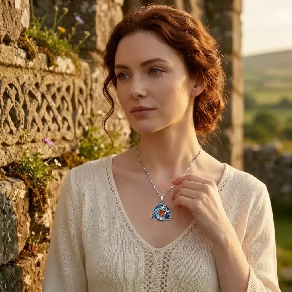 🎄LAST DAY 49% OFF -💥Birthstone Celtic Knot Necklace for Women